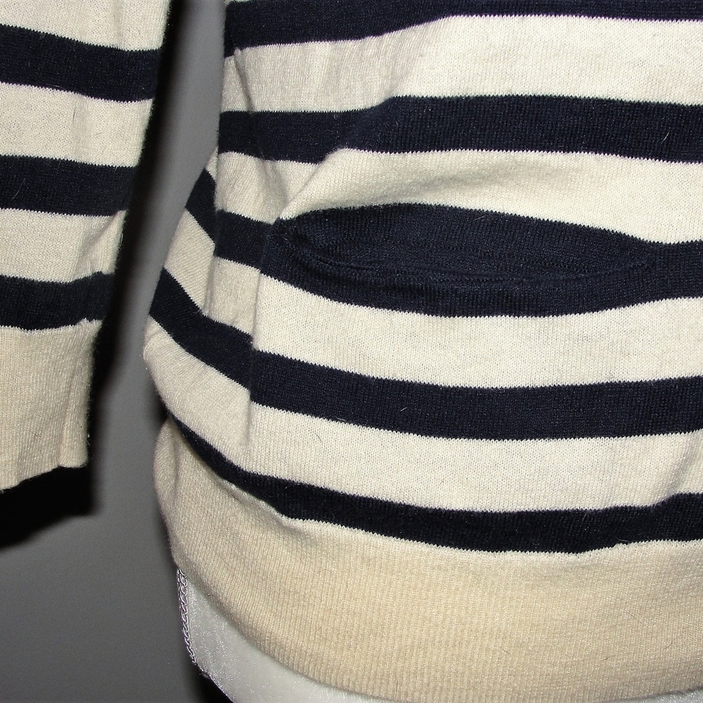 GAP, navy & cream, nautical cardigan - Picture 4 of 5